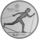 20 Dollars (XV Winter Olym. Gam. 1988 Calgary - Cross-country skier)