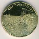 10 Dollars (HMS Dorsetshire)