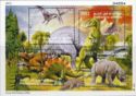 Prehistoric Animals souvenir sheet