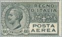 Airmail - King Vittorio Emanuele III within an oval