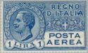 Airmail - King Vittorio Emanuele III within an oval