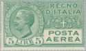 Airmail - King Vittorio Emanuele III within an oval