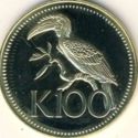 100 Kina (Papuan Hornbill)