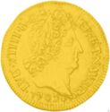 1 Louis d'or (Louis XIV. 8 L's Symbols. - O - Riom)