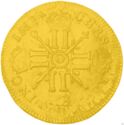 1 Louis d'or (Louis XIV. 8 L's Symbols. - O - Riom)