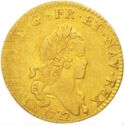 1 Louis d'or (Louis XV. Double L - S - Reims)