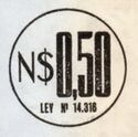 0.50 Nuevo Peso