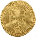 1 Ecu d'or (Charles VIII - Troyes. No date)