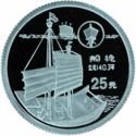25 Yuan (Sailing Mast and Crows Nest)