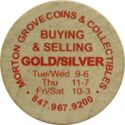 Wooden Nickel - Morton Grove Coins