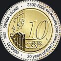 20 Years since the Adoption of Euro Currency: 10 Euro Cent