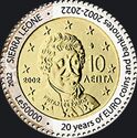 20 Years since the Adoption of Euro Currency: 10 Euro Cent