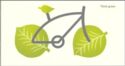 Think Green - Bicycle with Leaves for Wheels