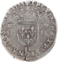 1 Teston (Henri II - H - La Rochelle)
