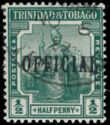 Seated Britannia - Overprinted 'OFFICIAL'