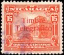 National Palace, Managua (overprinted)