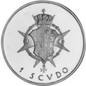 1 Scudo (Crowned arms in Order chain)