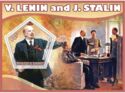 Vladimir Lenin and Joseph Stalin