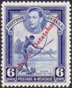 Indian shooting fish. Marine Detachment overprint