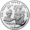 1 Crown (Sir Francis Drake 1540 - 1596)