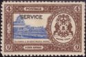 Taj Mahal and Be Nasir Palace overprinted SERVICE