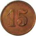 15 Pfennig (Hotel zur post)