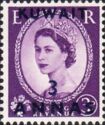 Stamps of Britain, overprinted in black