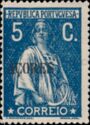 Ceres Issue of Portugal Overprinted