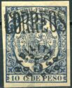 Revenue stamp black overprinted
