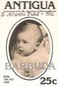 Prince Charles as a Baby, 1948 - Overprinted