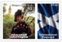 Glasgow Scottish Saltire Flag Glasgow Piper