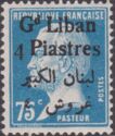 Type Pasteur overprinted and Lebanese surcharge