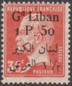 Type Pasteur overprinted and Lebanese surcharge