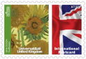 National Gallery Union Jack Flag Sunflowers by Van Gogh