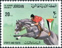 Equestrian and Jordanian Flag