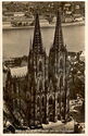 Köln a. Rh. Dom Westseite aus der Vogelschau