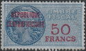 Daussy type of France overprinted