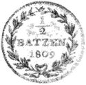 ½ Batzen