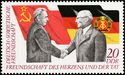 Leonid Brezhnev and Erich Honecker