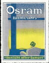 Osram Electric Lamps. Sunlight after Sunset