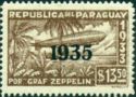 Graf Zeppelin with overprint "1935"