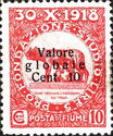 Overprinted "Valore globale" Type I