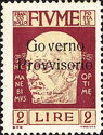 Gabriele D´Annunzio Overprint "Governo Provvisorio"