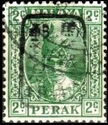Sultan Iskandar of 1935-1941 Handstamped with Chop