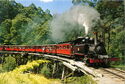 The "Puffing Billy" - an attraction in the Dandenong Ranges