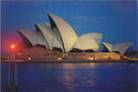 The Sydney Opera House at night