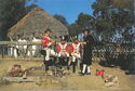 Soldiers in period costumes at old Sydney Town - Gosford