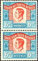 King George VI (1895-1952) - se-tenant pair