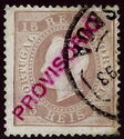 King Luis I- Overprint PROVISORIO
