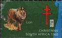 Tuberculosis Christmas Seal, Lion